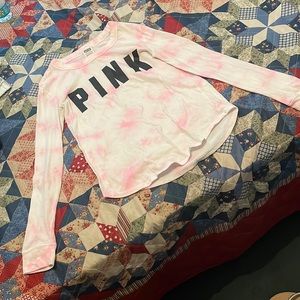 pink and white spiral pattern